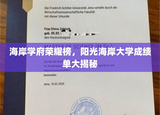 海岸学府荣耀榜，阳光海岸大学成绩单大揭秘