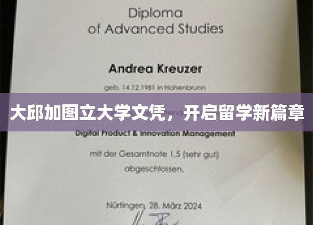 大邱加图立大学文凭，留学新起点璀璨启航