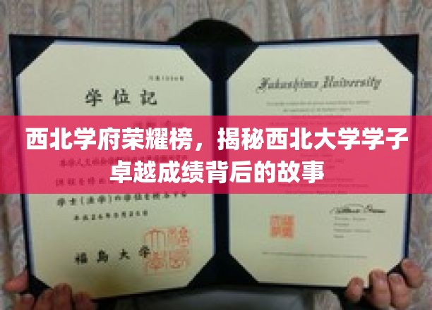 西北学府荣耀榜，揭秘西北大学学子卓越成绩背后的故事