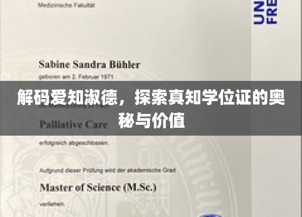 揭秘学历背后，爱知淑德真知学位证的深层魅力