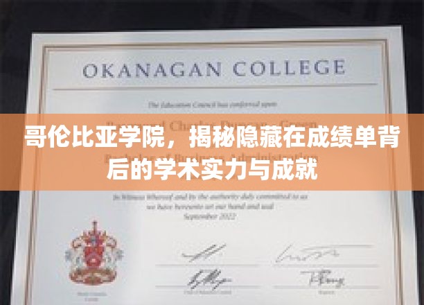 哥伦比亚学院，揭开成绩单背后的卓越学术风采