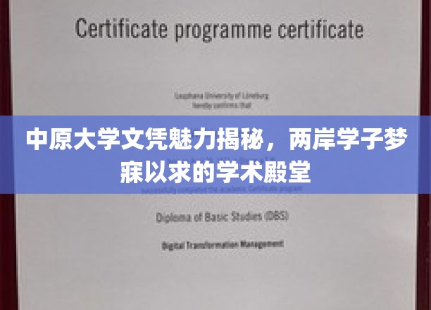 中原学府魅力独领风骚，两岸英才竞相追逐的学术圣地