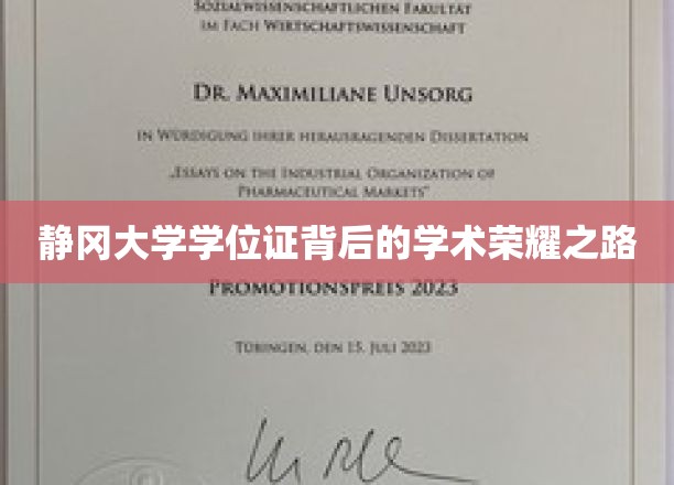 静冈大学学位证：见证学术荣耀的璀璨之路