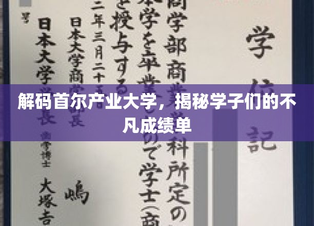 解码首尔产业大学，揭秘学子们的不凡成绩单