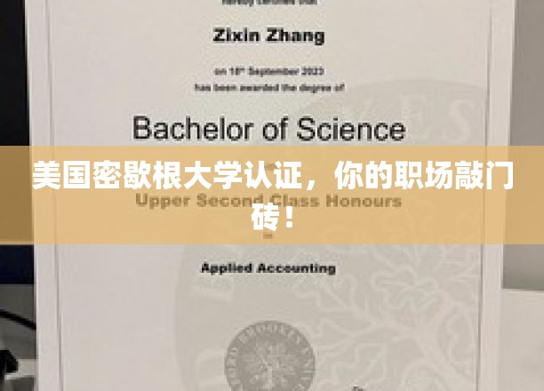 密歇根大学认证加持，职场精英之路一触即发