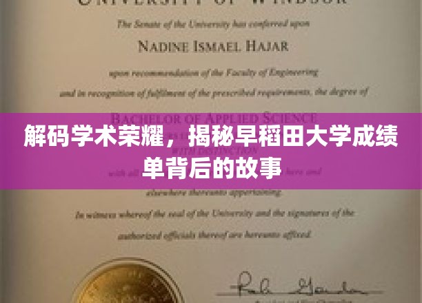 探寻早稻田大学成绩单背后的学术传奇