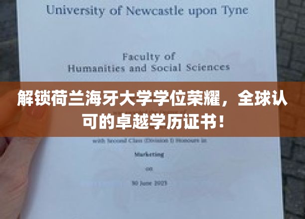 荷兰海牙大学学位光芒，成就国际认可的卓越学历新篇章