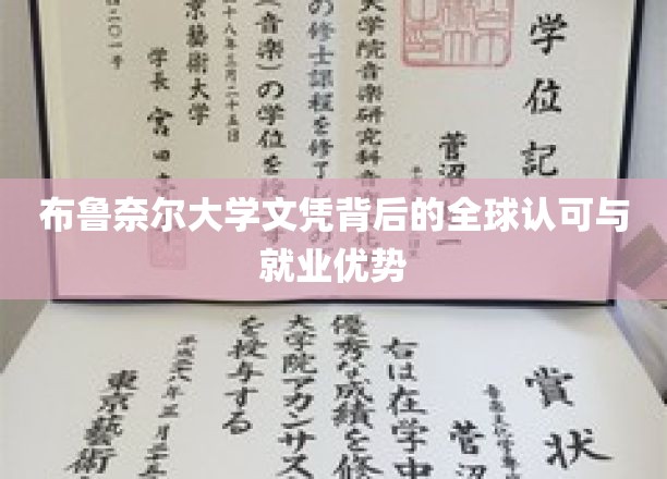 国际通行证，布鲁奈尔大学文凭如何助力全球职场腾飞