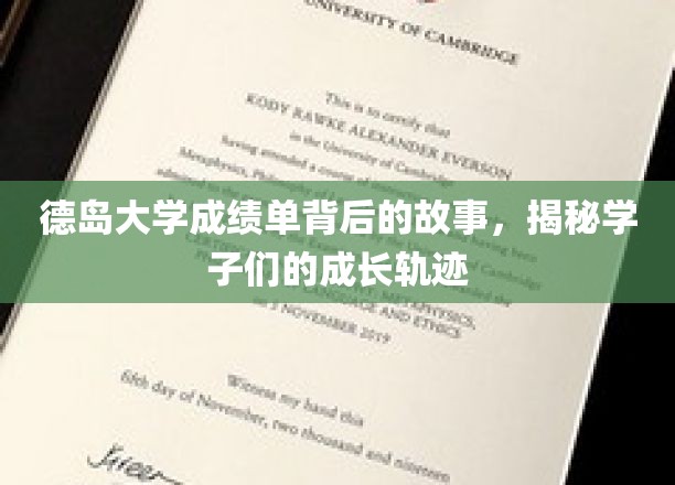 德岛大学成绩单背后的故事，探寻学子们的成长轨迹