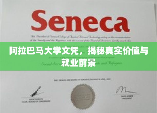 阿拉巴马大学文凭，揭秘真实价值与就业前景