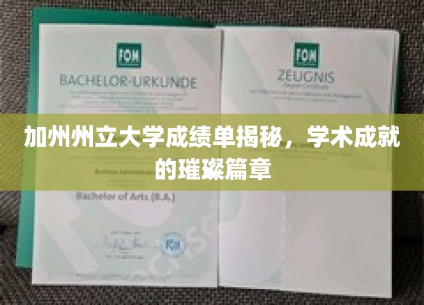 加州州立大学成绩单揭秘，学术成就的璀璨篇章