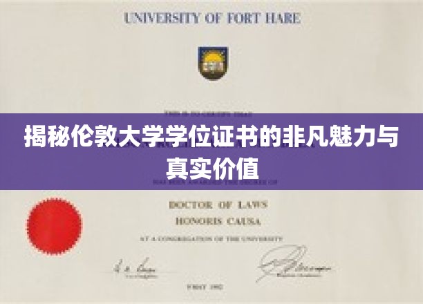 揭秘伦敦大学学位证书的非凡魅力与真实价值