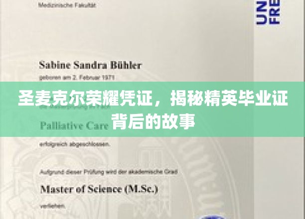 圣麦克尔荣耀凭证，揭示精英毕业证背后的故事