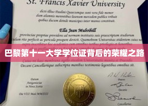 巴黎第十一大学学位证背后的荣耀之路