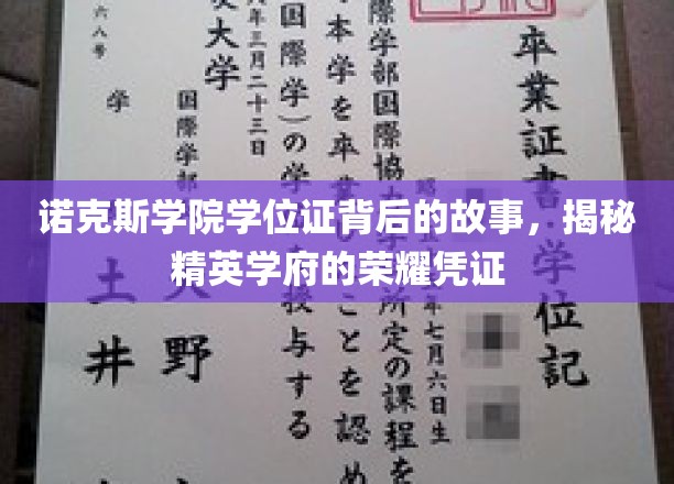 诺克斯学院学位证背后的传奇，一探精英学府的荣耀象征