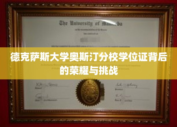 探寻德克萨斯大学奥斯汀分校学位证的光辉历程与坎坷之路
