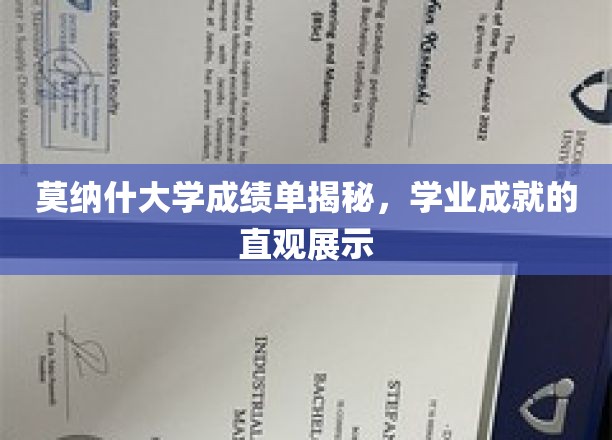 莫纳什大学成绩单揭秘，学业成就的直观展示