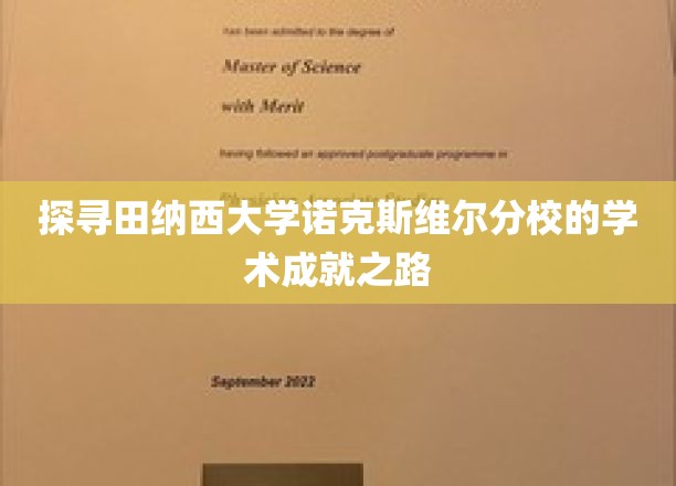 解码田纳西大学诺克斯维尔分校的学术辉煌之旅