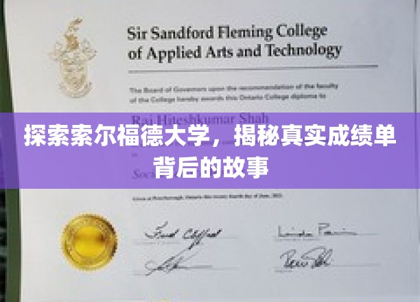 探索索尔福德大学，揭秘真实成绩单背后的故事