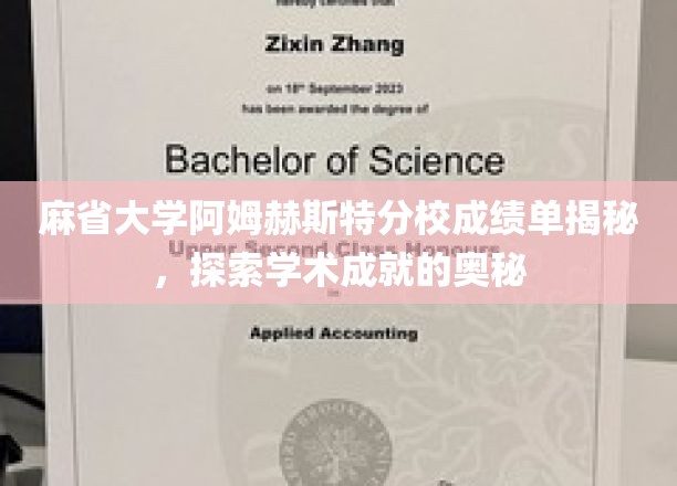 解码麻省大学阿姆赫斯特分校，揭秘学霸之路的秘密