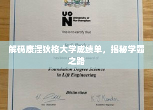 解码康涅狄格大学成绩单，探寻学霸之路