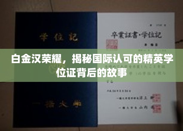 白金汉荣耀之谜，探寻国际精英学位证的尊贵历程