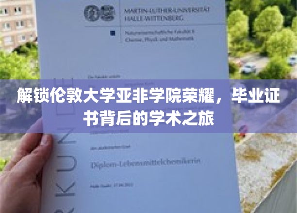 探寻伦敦大学亚非学院卓越成就，毕业证书背后的学术传奇