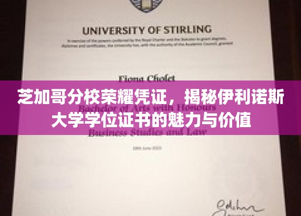 芝加哥分校荣耀凭证，揭秘伊利诺斯大学学位证书的魅力与价值