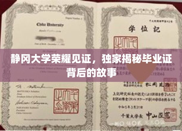 静冈大学荣耀见证，独家揭秘毕业证背后的故事