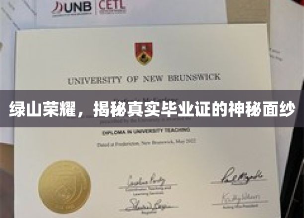 毕业荣耀之谜，绿山学府真实证书的神秘面纱揭开