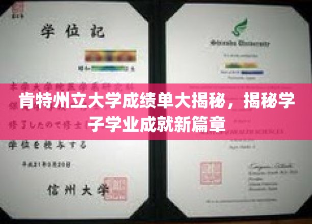 肯特州立大学成绩单大揭秘，开启学子学业成就新篇章