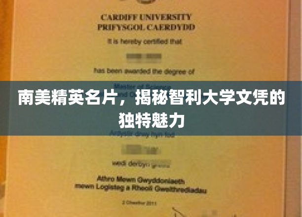 智利大学文凭，南美精英的璀璨名片，解锁独特魅力之旅