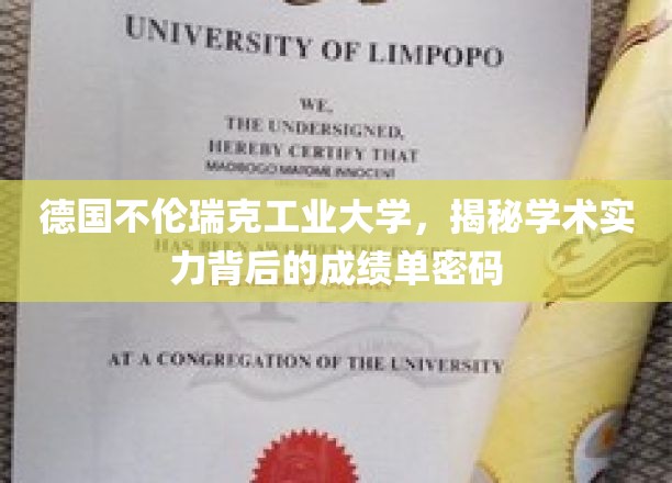 解码德国不伦瑞克工业大学，揭秘顶尖学术实力背后的秘密成绩单