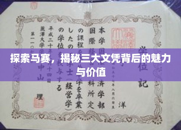 探寻马赛奥秘，三大文凭的非凡魅力与深远影响