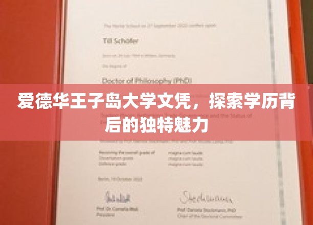 爱德华王子岛大学文凭，探索学历背后的独特魅力