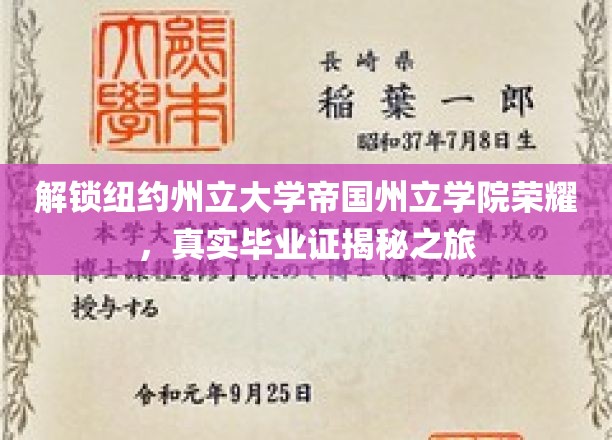 探寻纽约州立大学帝国州立学院荣耀背后的真实毕业证传奇