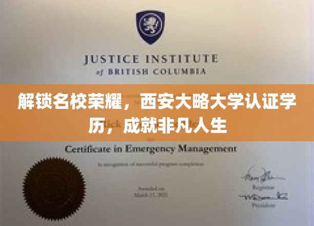 荣耀之选，西安大略大学认证学历，助您踏上非凡人生之路