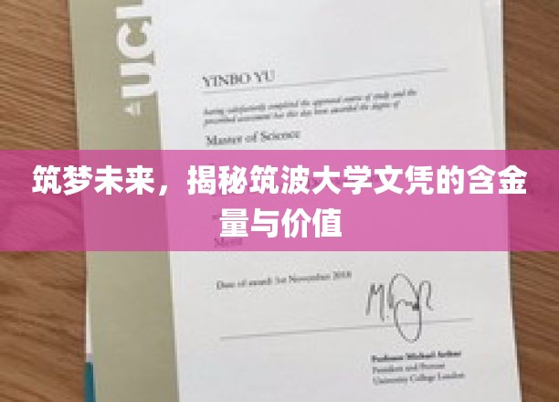 筑梦未来,揭秘筑波大学文凭的含金量与价值
