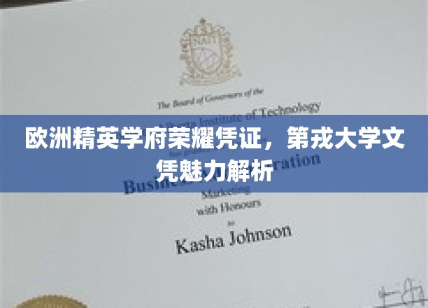 探寻欧洲名校魅力，第戎大学文凭背后的荣耀与价值