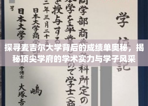 麦吉尔大学，揭秘世界名校背后的学术魅力与学子风采