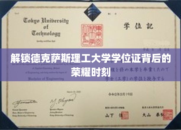 探寻德克萨斯理工大学学位证书的辉煌篇章