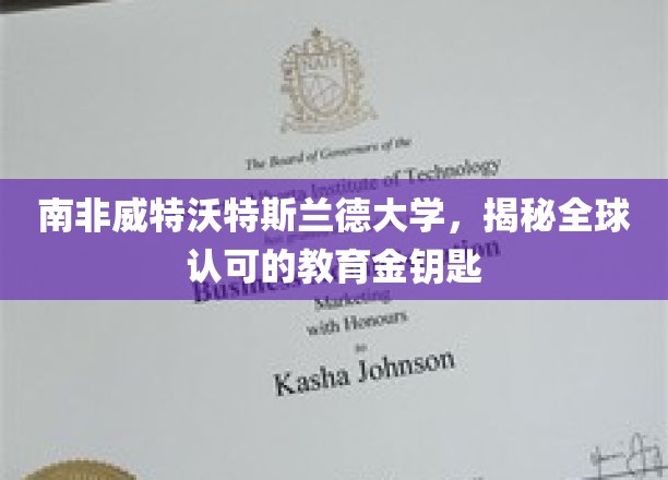 解锁全球视野，威特沃特斯兰德大学引领教育新潮流