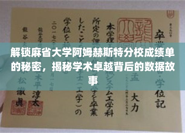 解锁麻省大学阿姆赫斯特分校成绩单的秘密，揭秘学术卓越背后的数据故事