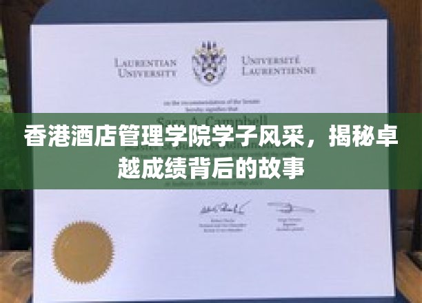 香港酒店管理学院学子风采，揭秘卓越成绩背后的故事