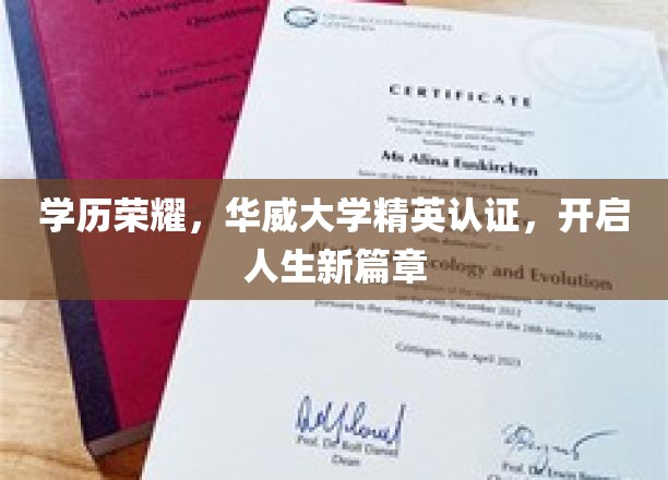 华威精英梦启航，学历荣耀铸就未来辉煌之路