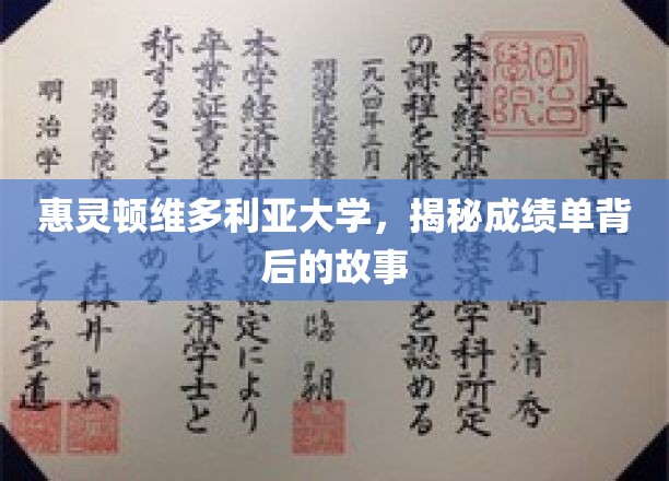 惠灵顿维多利亚大学，揭秘成绩单背后的故事