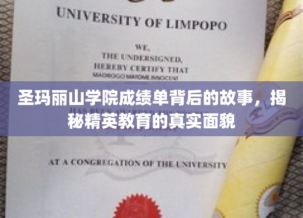 圣玛丽山学院成绩单背后的故事，揭秘精英教育的真实面貌