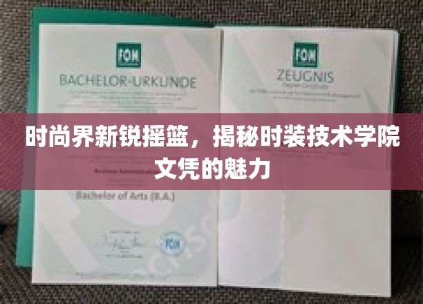 时尚精英孵化器，时装技术学院文凭的独到魅力