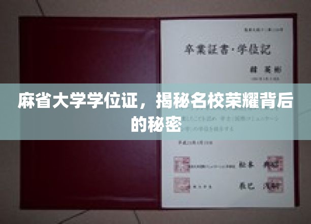 名校光环下的真实，麻省大学学位证的背后故事