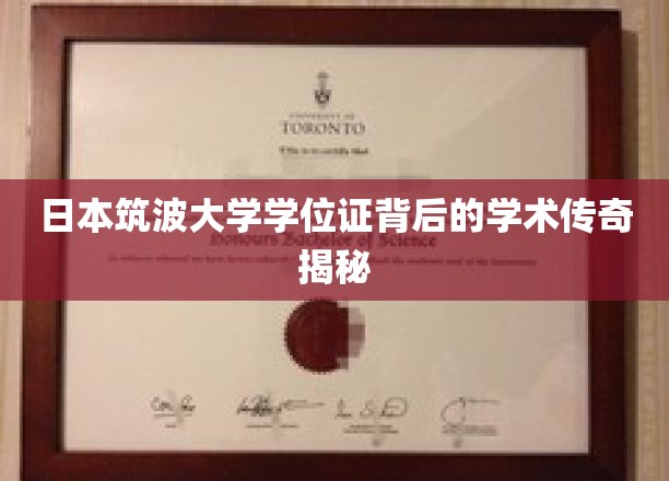日本筑波大学学位证背后的学术传奇揭秘
